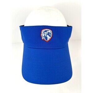 Nike Dri-fit Adult Visor Blue Unisex Swoosh Cap Hat Moore Lions Oklahoma